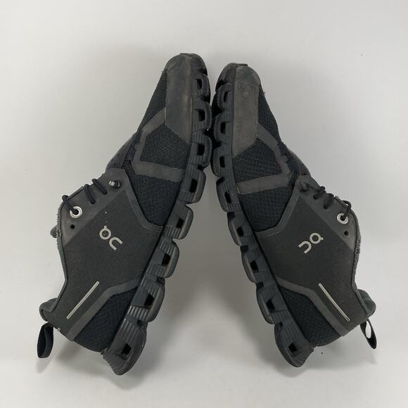 On Cloud 5 Waterproof Running Shoes Womens Size 7.5 Black Athletic Slip On - Picture 6 of 12